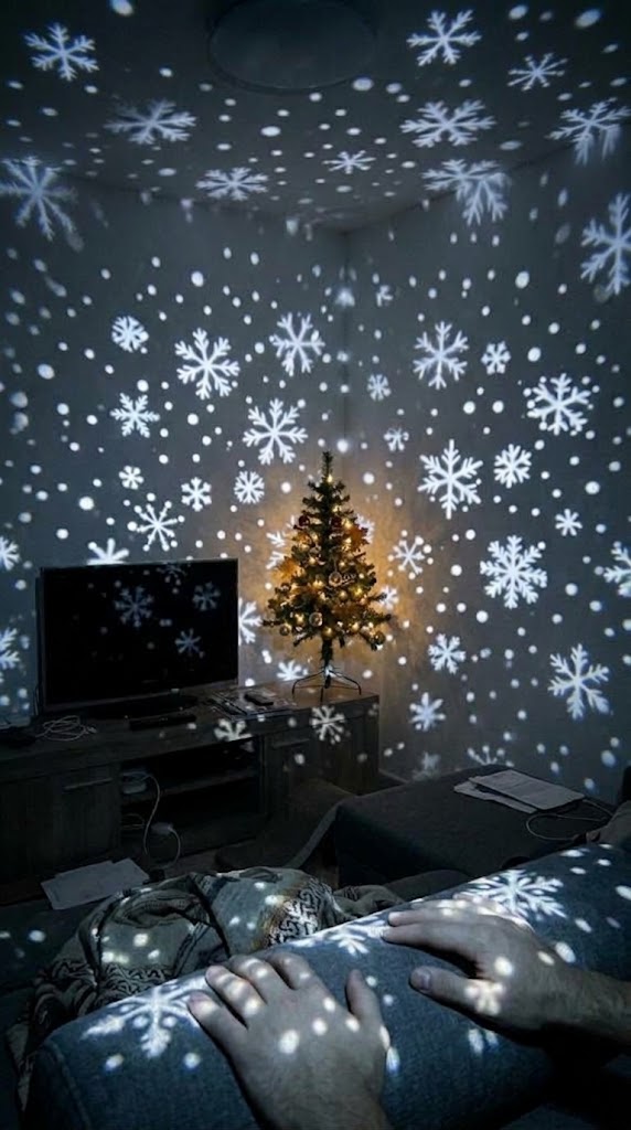 Proyector de copos de nieve LED